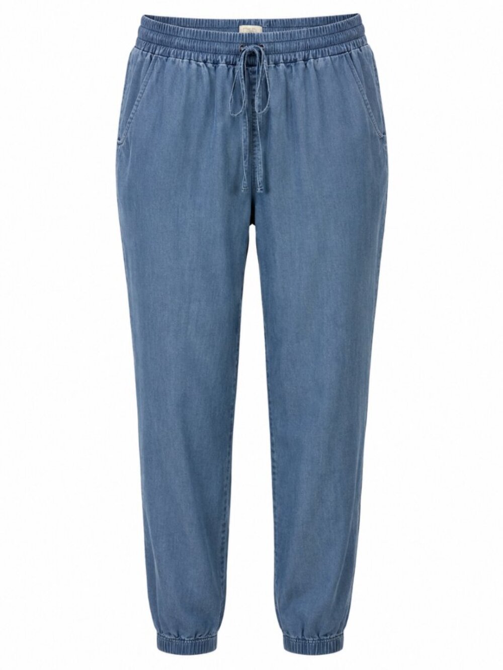 💖 2/40 J.Crew Chambray Drawstring Jogger Pants 100% Cotton XS